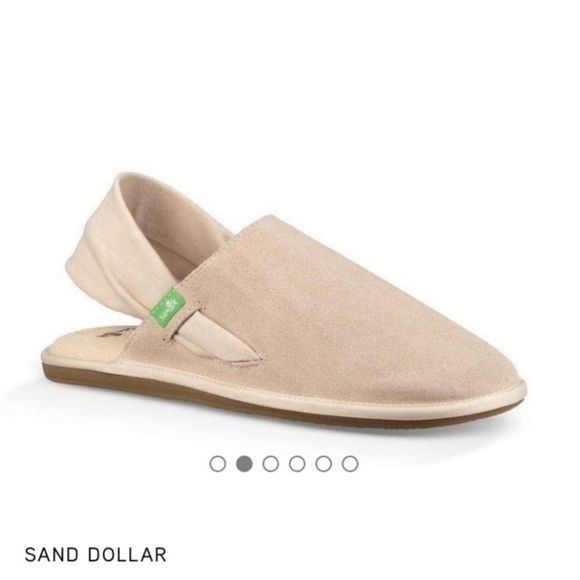 Sanuk Women Yoga Sling Cruz Malia Comfort Suede Flats Mules Clog shoes sz 11 - Picture 1 of 10